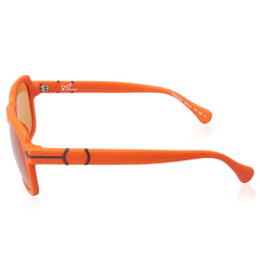 Lunettes de soleil en acétate orange opposées