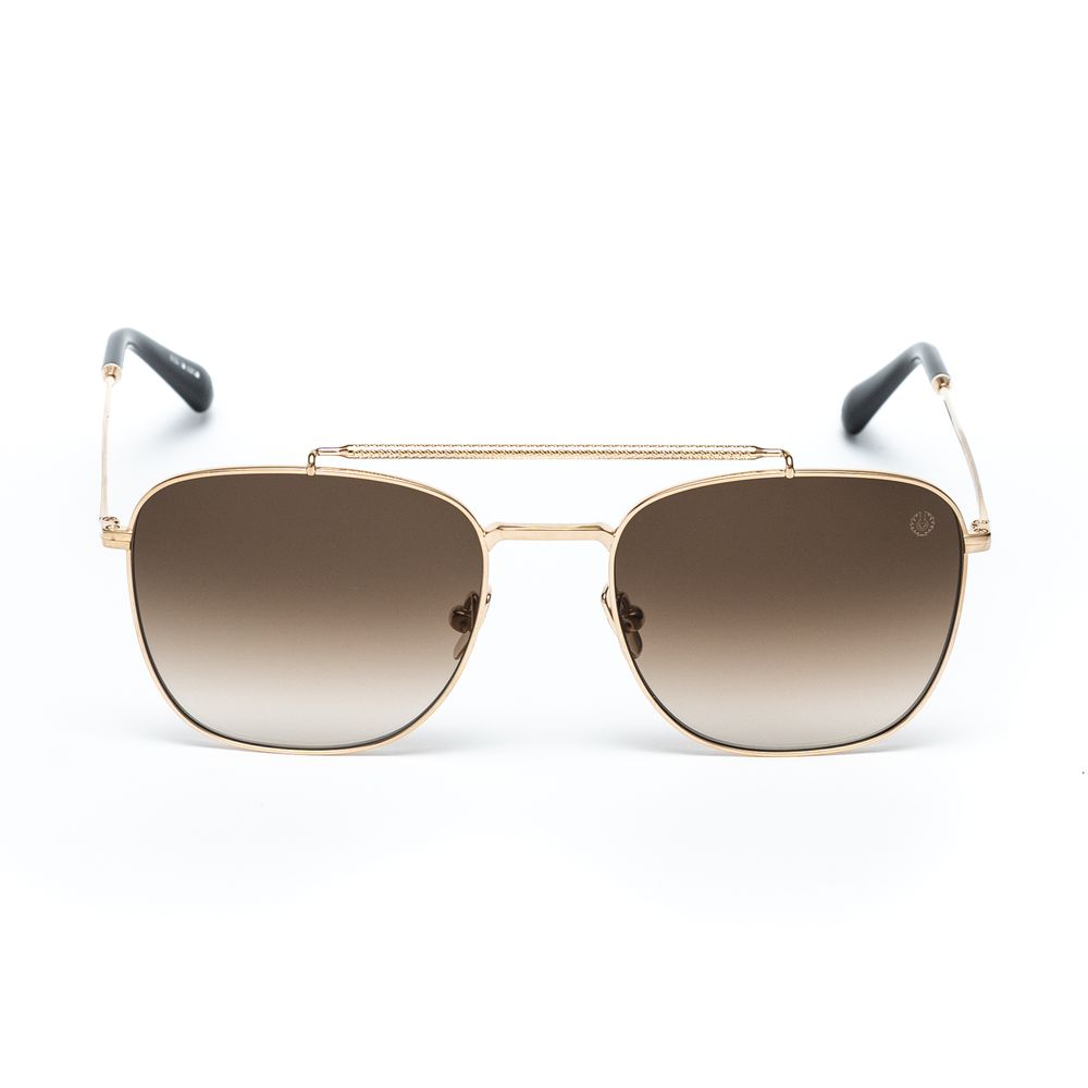Lunettes de soleil Belstaff en titane doré