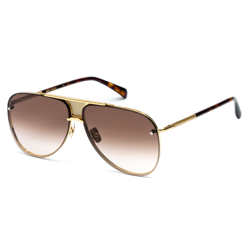 Lunettes de soleil Belstaff en titane doré