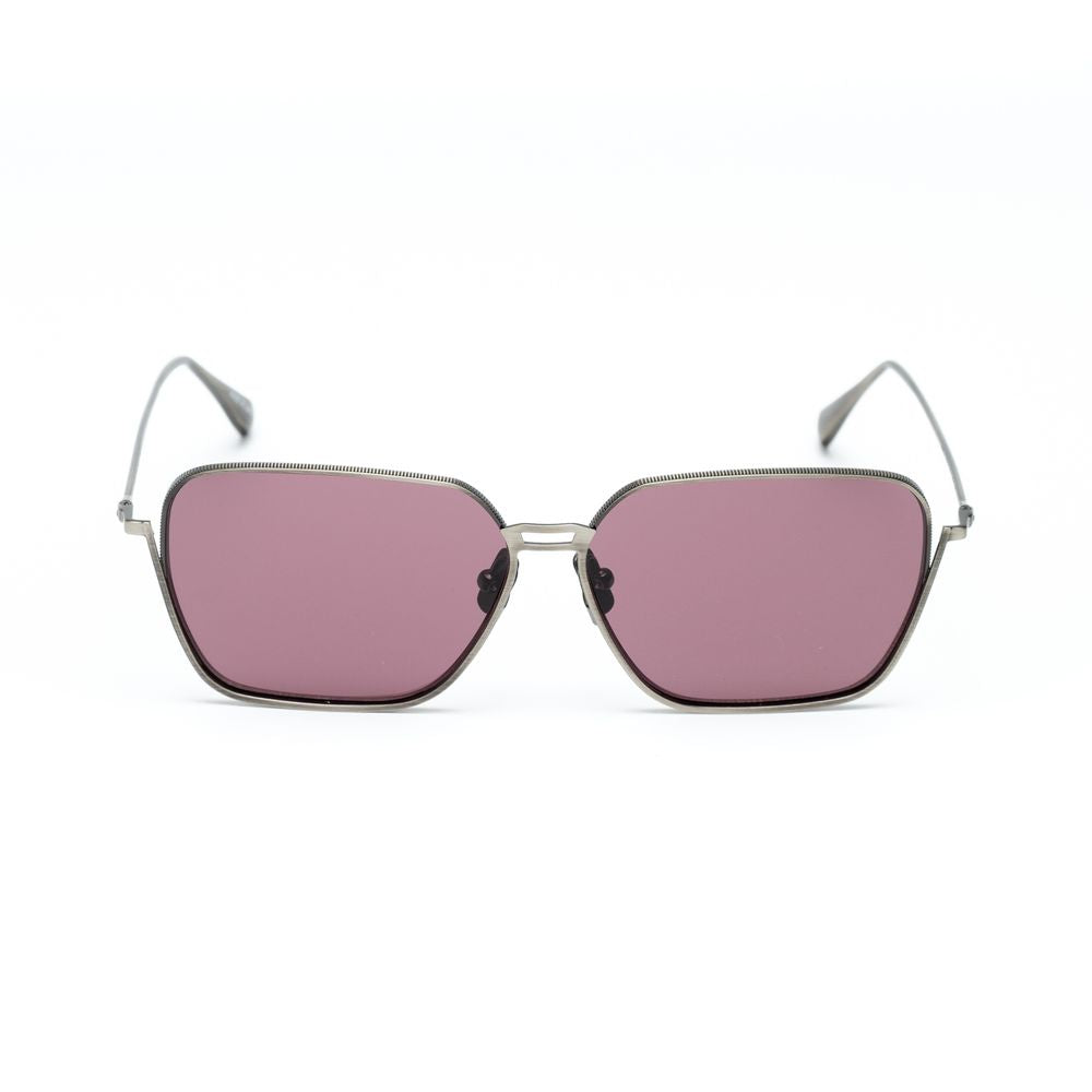 Lunettes de soleil Belstaff en acier inoxydable gris