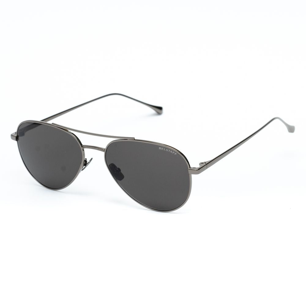 Lunettes de soleil Belstaff en acier inoxydable gris