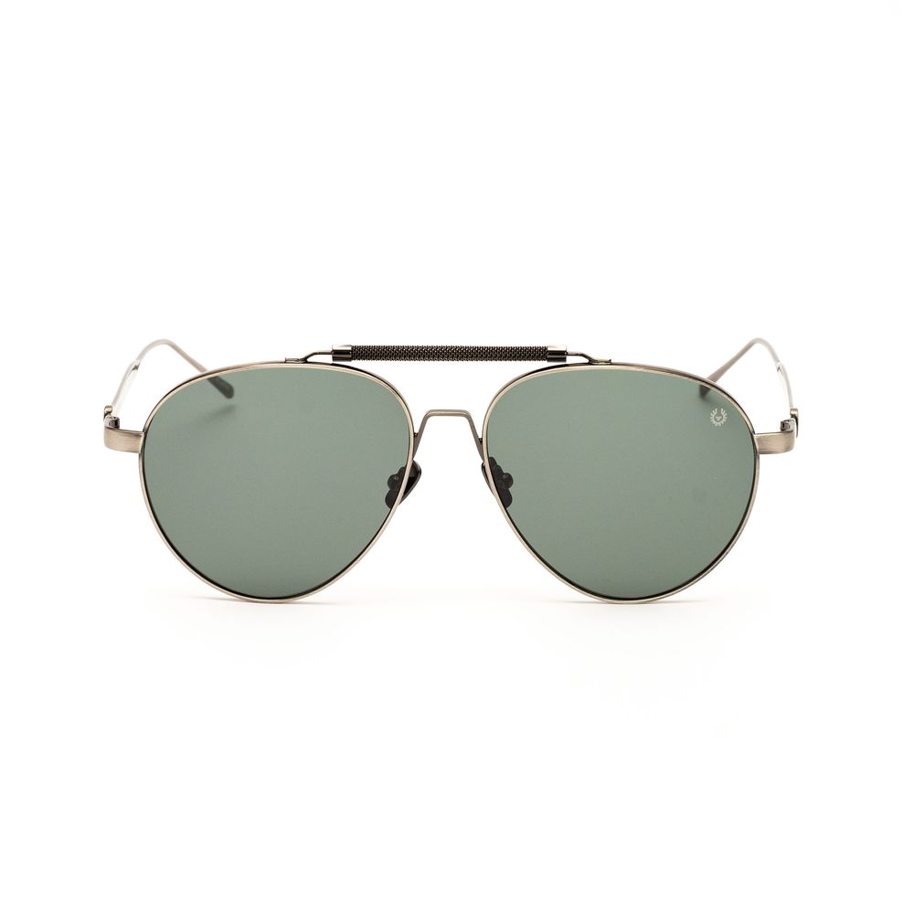 Lunettes de soleil Belstaff en acier inoxydable gris
