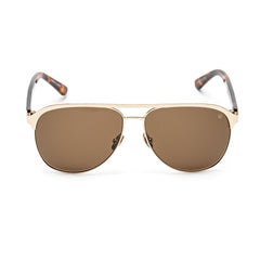 Lunettes de soleil Belstaff en acétate doré
