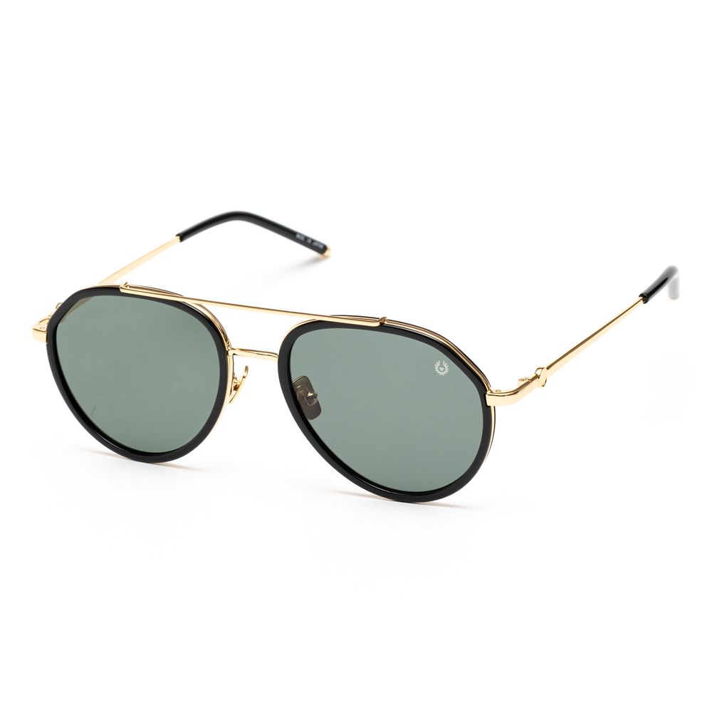 Lunettes de soleil Belstaff en acier inoxydable doré