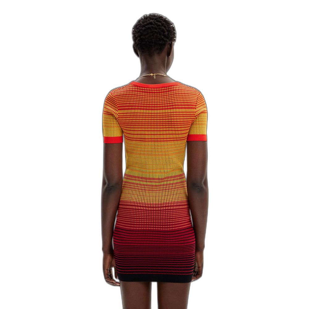 Desigual Rouge Viscose Midi