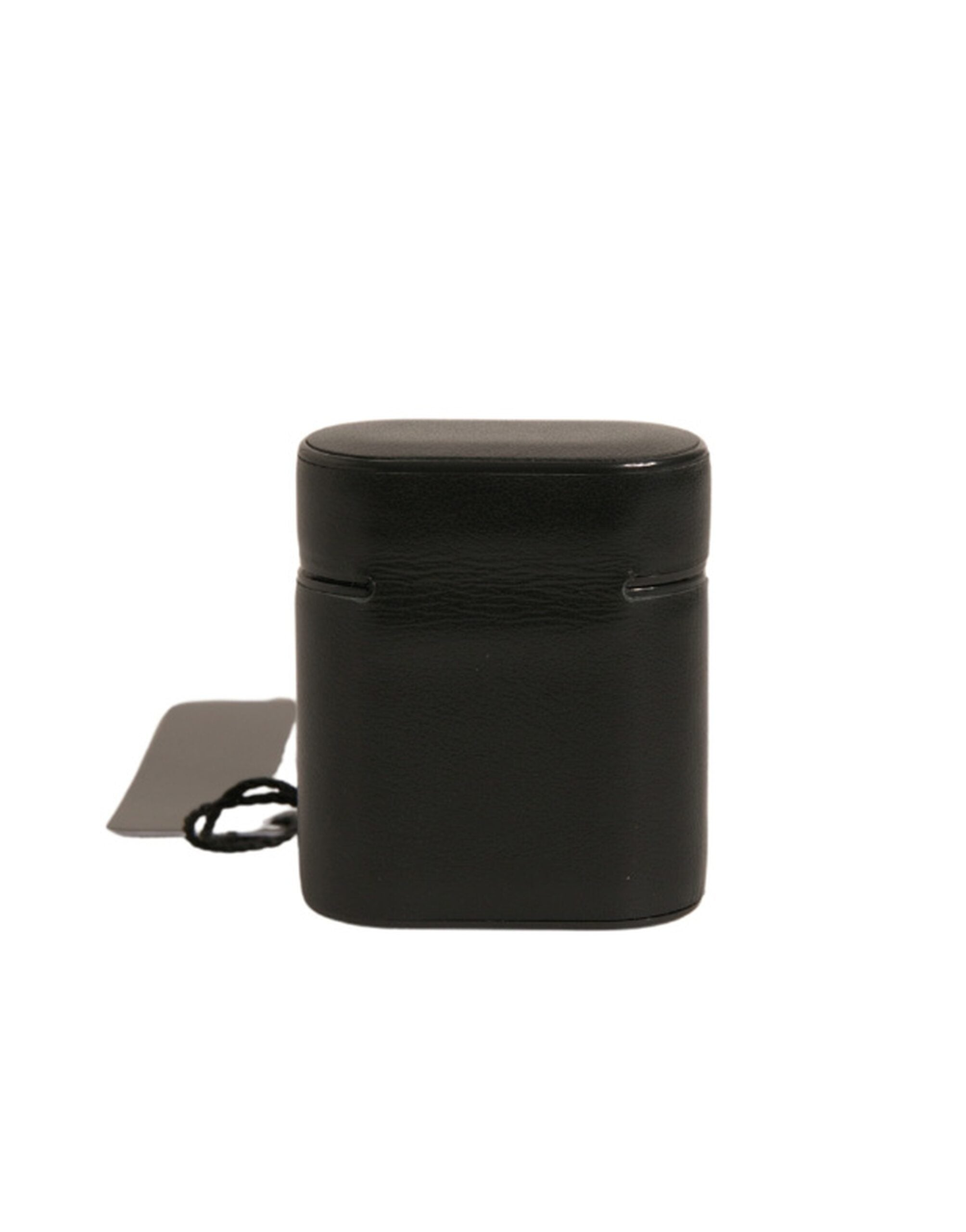 Étui à rabat Dolce &amp; Gabbana en PVC noir avec logo imprimé, pour AirPods