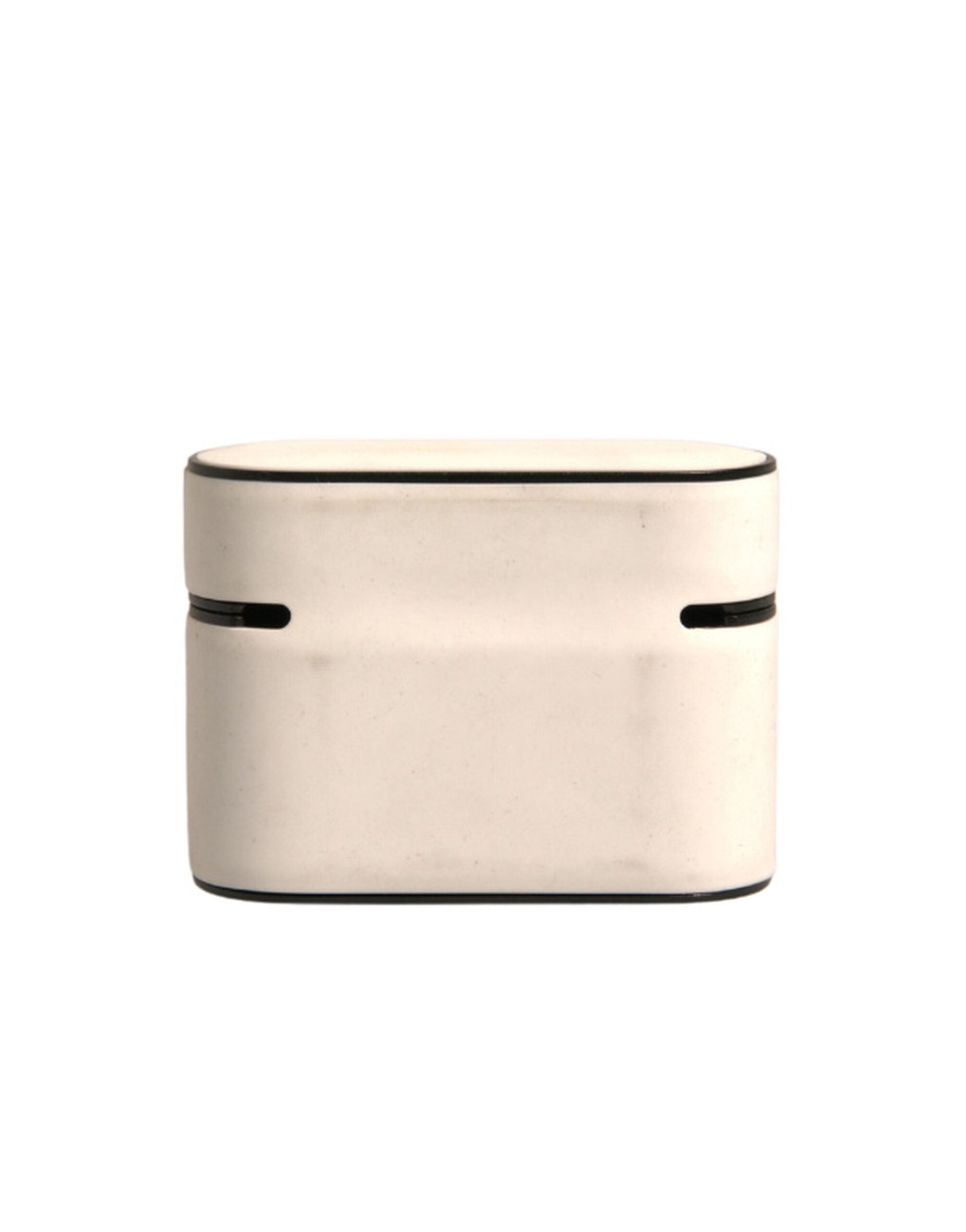 Étui pour AirPods Dolce &amp; Gabbana avec plaque de fixation en PVC blanc ornée du logo en relief