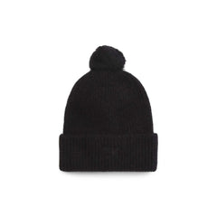 Calvin Klein Black Alpaca Leather Caps Baseball Hat