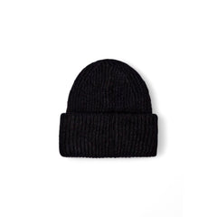 Calvin Klein Black Alpaca Leather Caps Baseball Hat