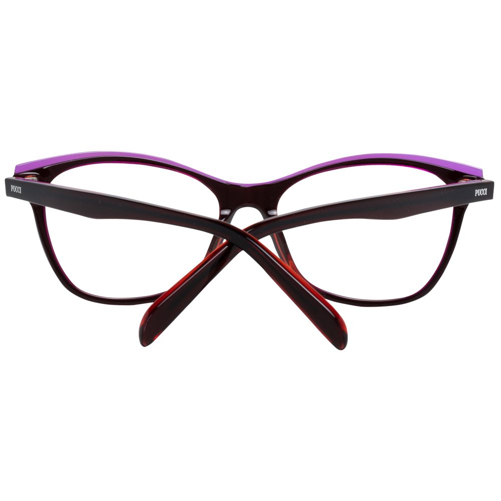 Emilio Pucci Burgundy Women Glasses Frame
