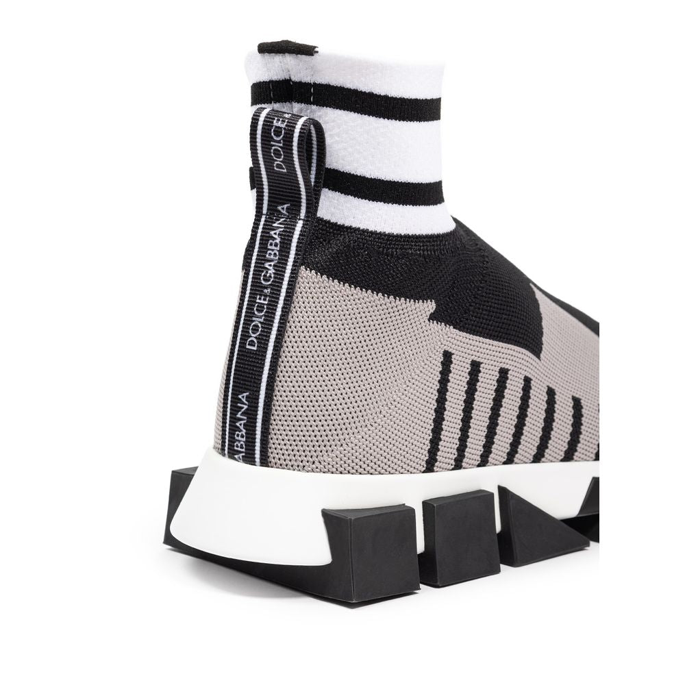 Dolce &amp; Gabbana Sneaker aus schwarzem Stoff