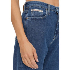Calvin Klein Jeans Blue Cotton Slim Fit Jean