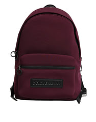 Dolce &amp; Gabbana Bordeaux Montreale Tecnico Textil Herren Rucksack Tasche