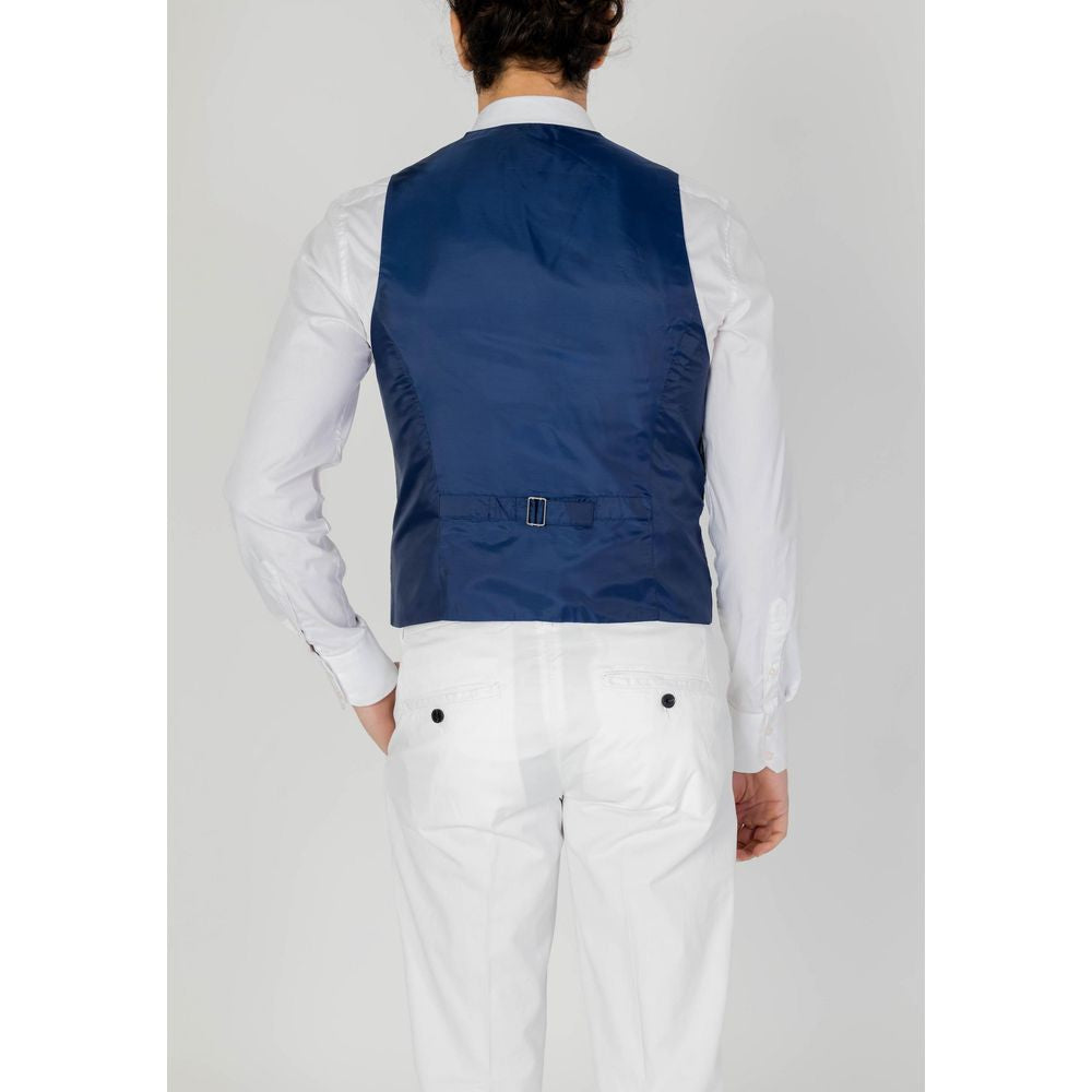 Only &amp; Sons blaue Polyesterweste