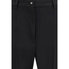 Dolce & Gabbana Black Wool Dress Pants - IT42 | L