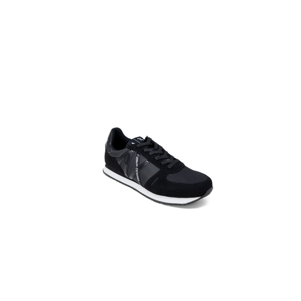 Armani Exchange Sneaker aus schwarzem Polyester