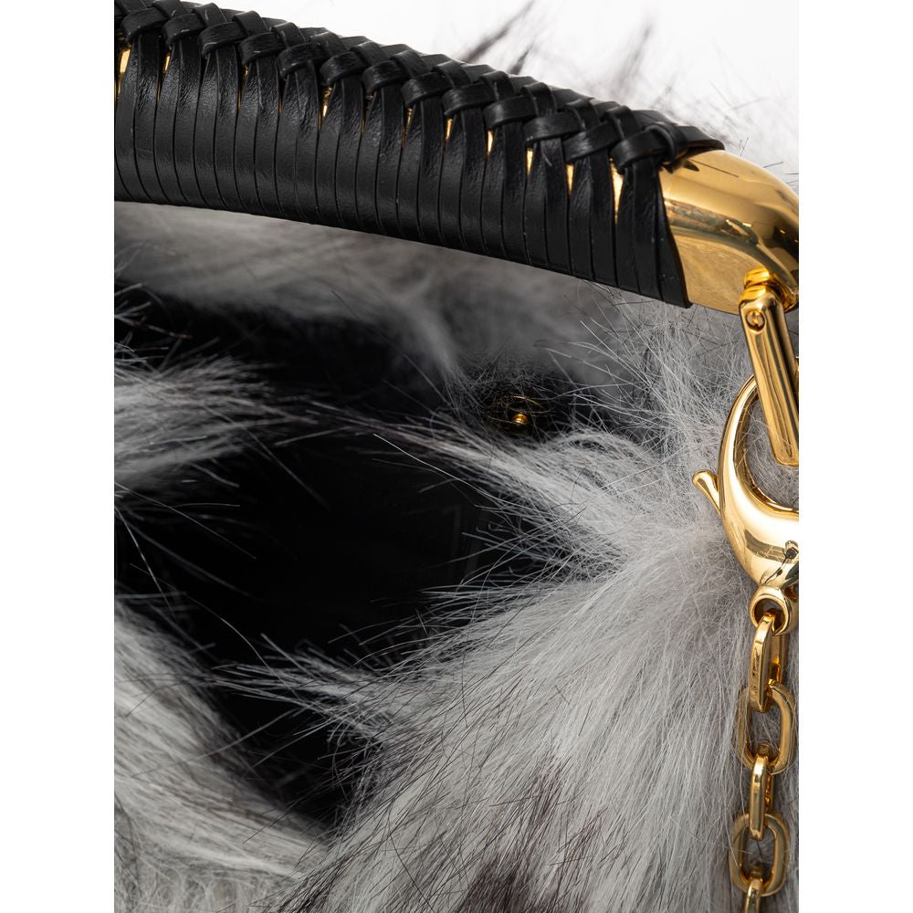 Tom Ford Handtasche aus grauem Leder