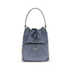 Prada Blue Polyamide Backet Bag