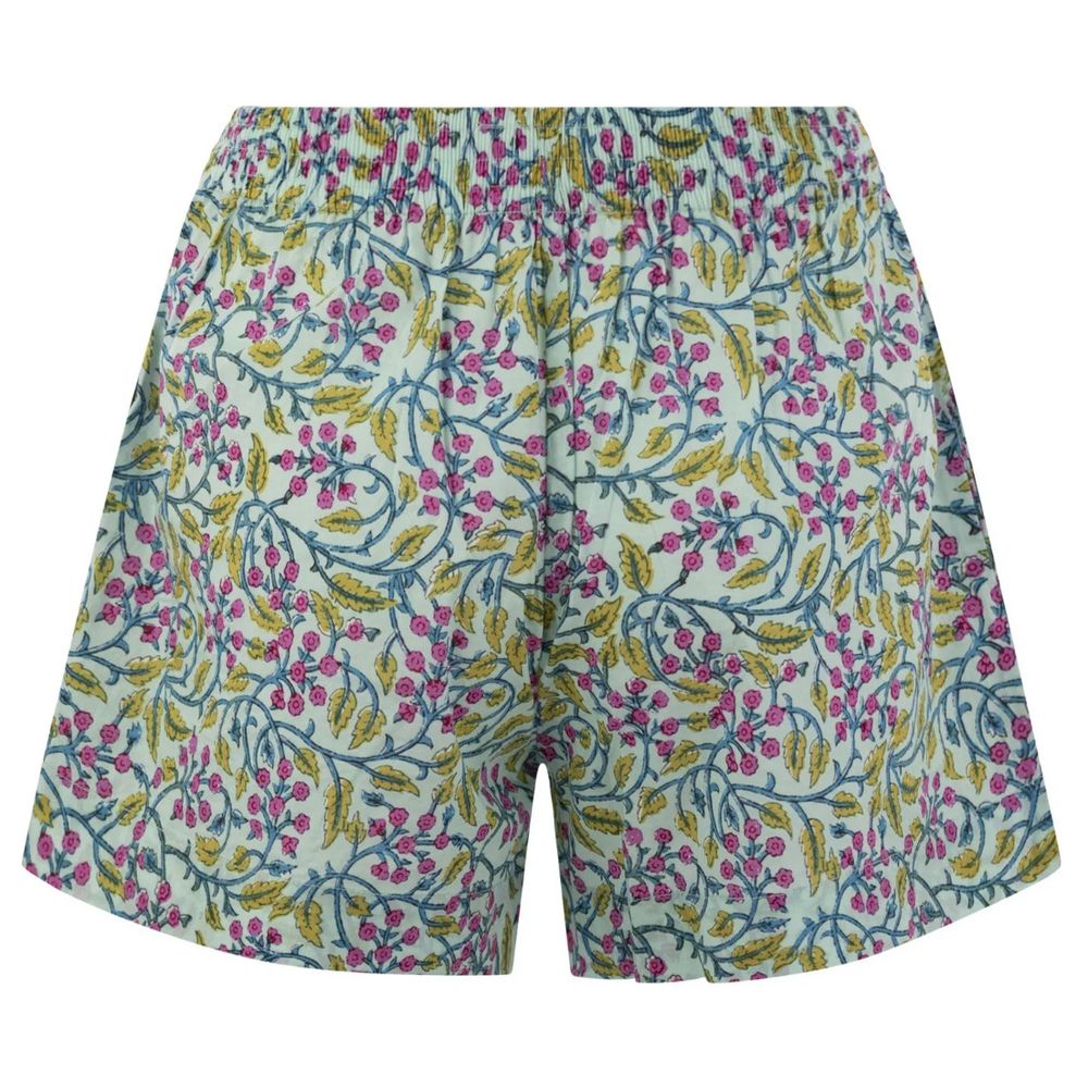 MC2 Saint Barth Grüne Baumwollshorts