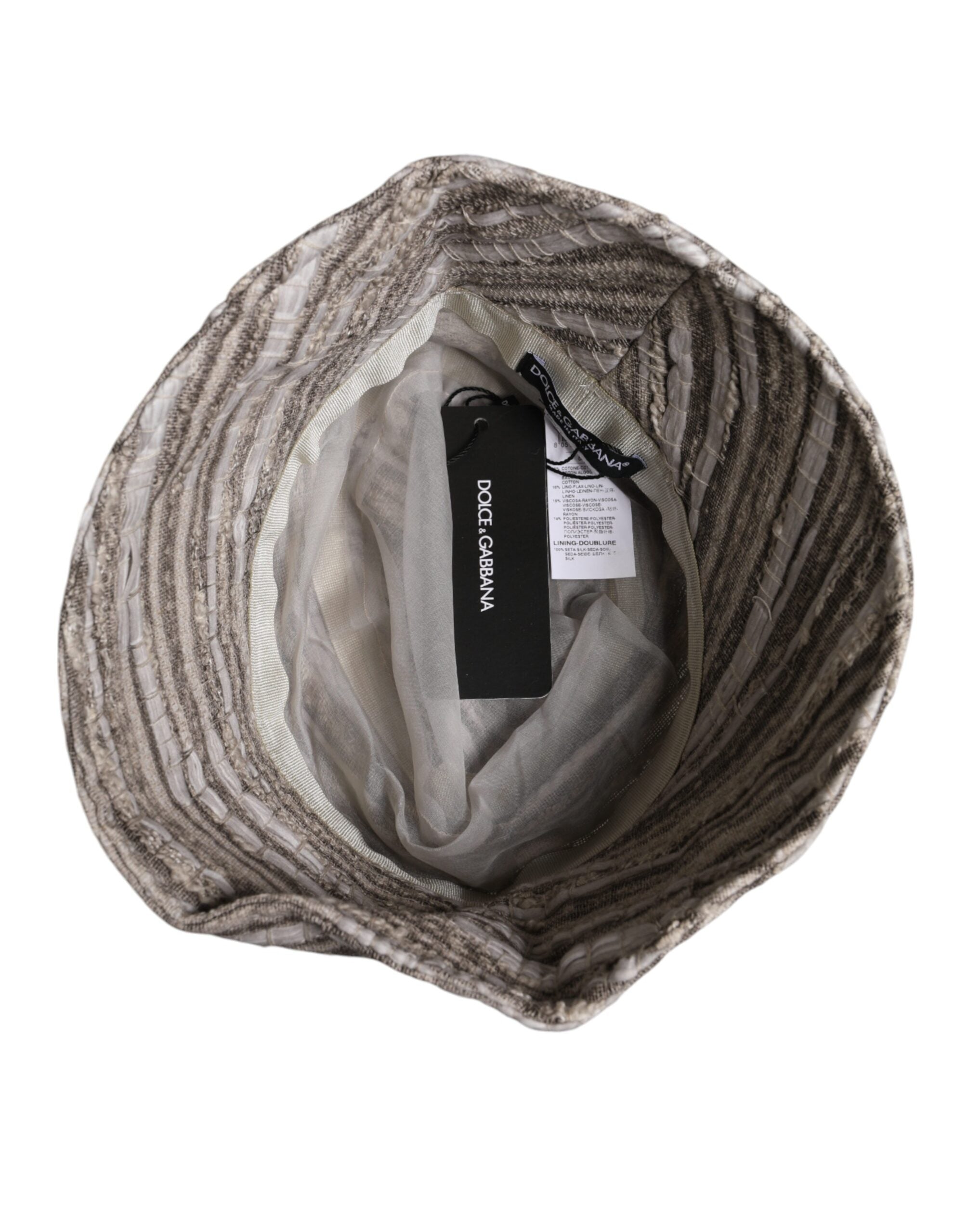 Bob en coton à rayures multicolores Dolce &amp; Gabbana