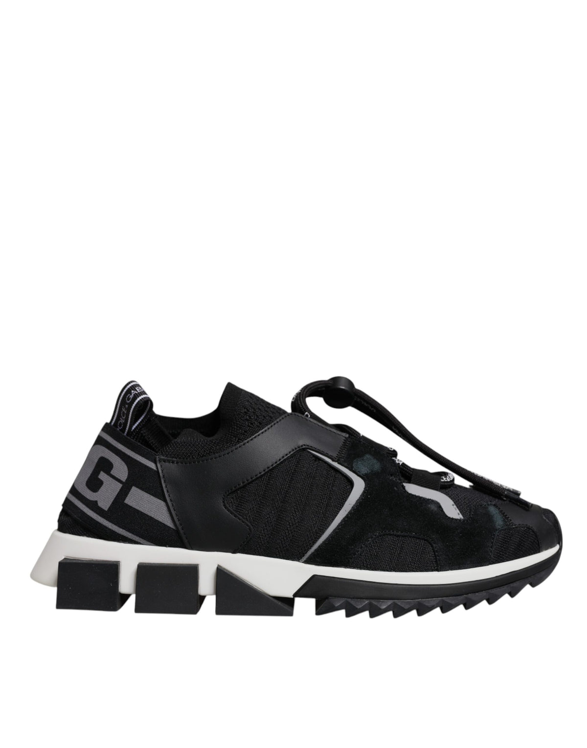 Dolce &amp; Gabbana Schwarze Mesh Sorrento Trekking-Sneaker Schuhe