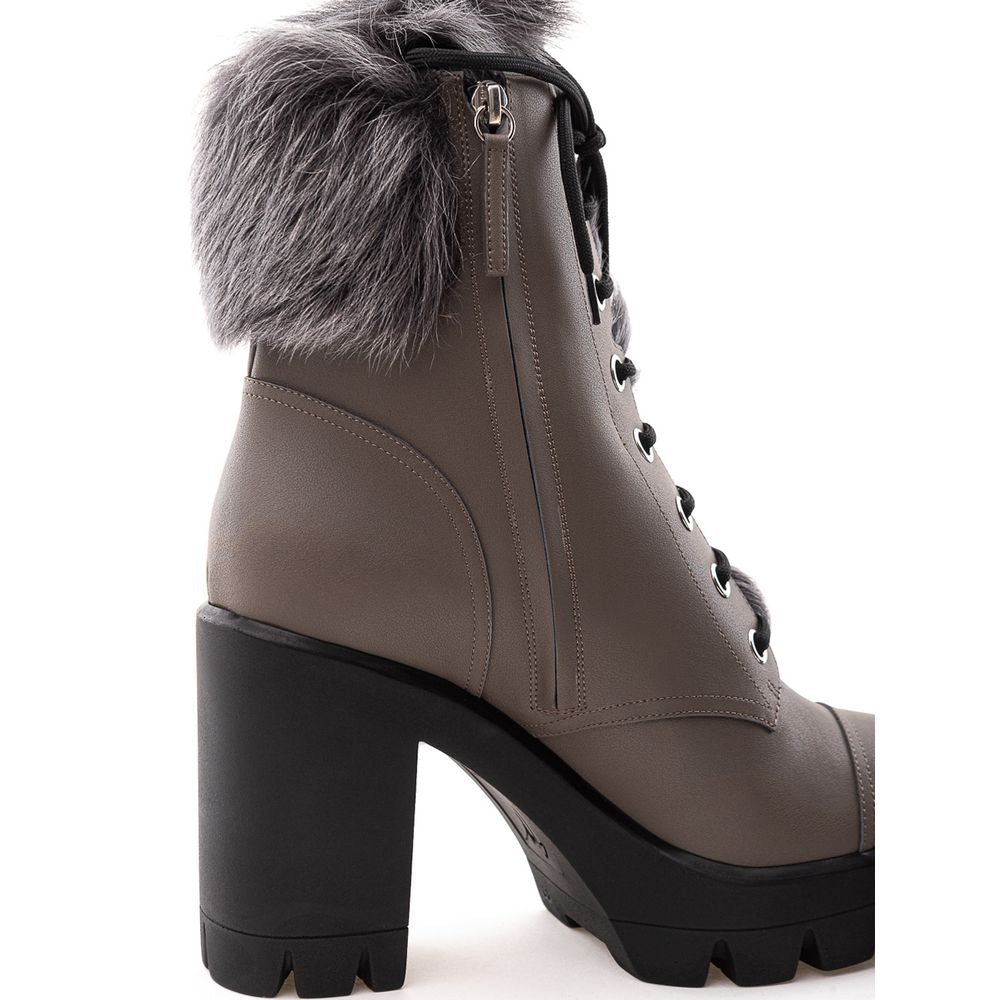 Giuseppe Zanotti Beige Eco Leather Boot