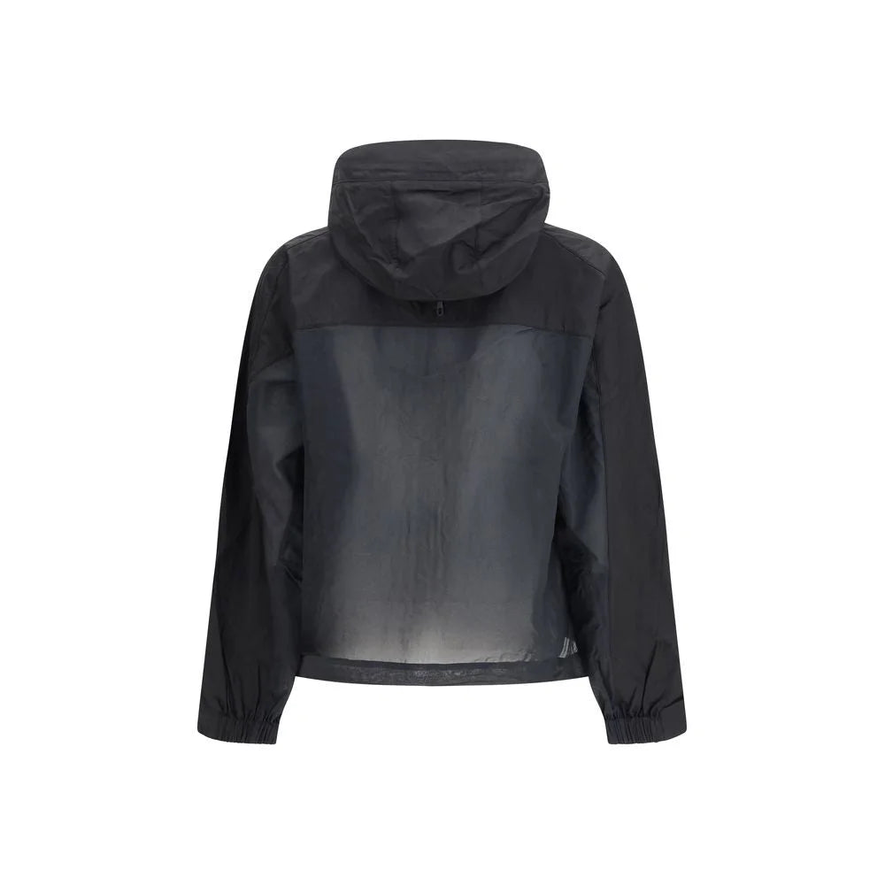 Y-3 Black Cotton Shell Jacket