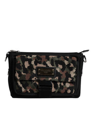 Sac bandoulière Dolce &amp; Gabbana multicolore léopard jacquard