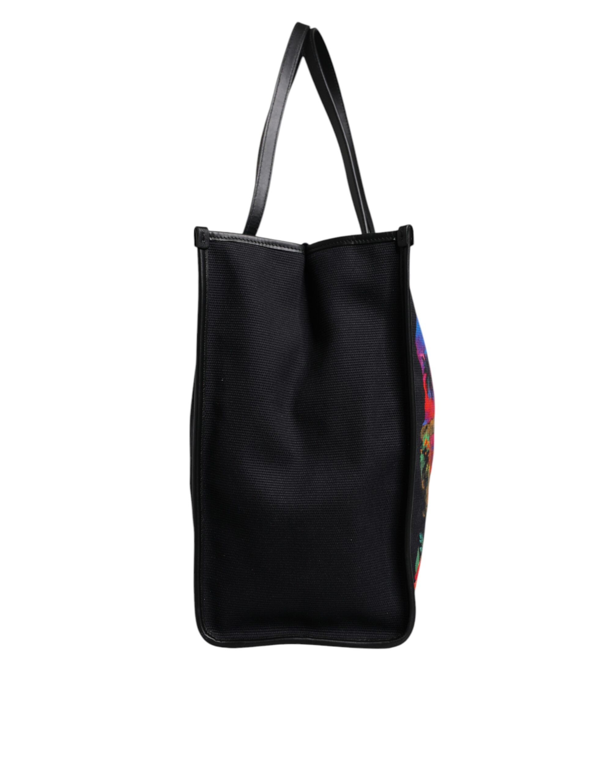 Sac cabas à poignée supérieure imprimé graphique multicolore Dolce &amp; Gabbana