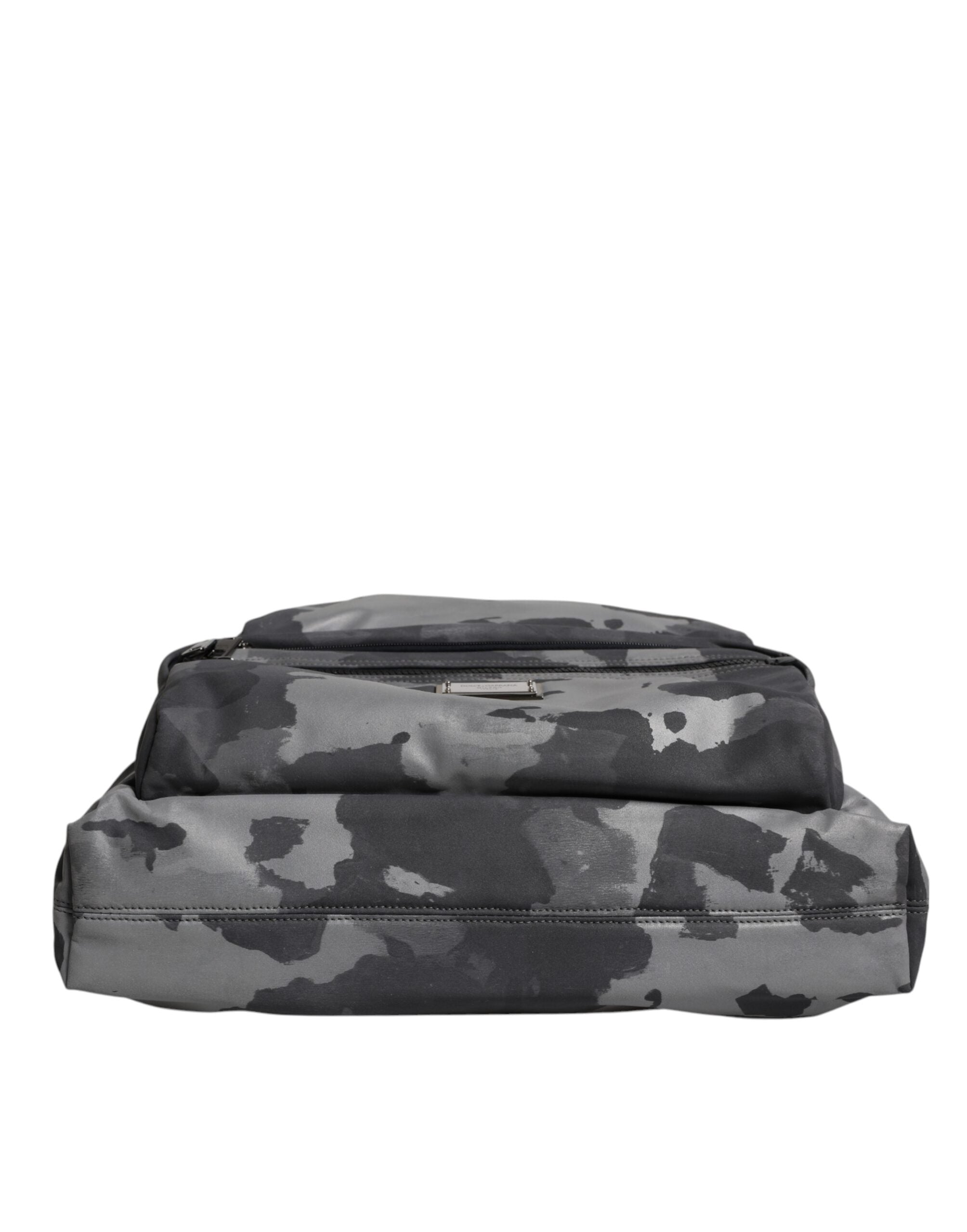 Sac cabas Dolce &amp; Gabbana en coton camouflage gris à plusieurs compartiments