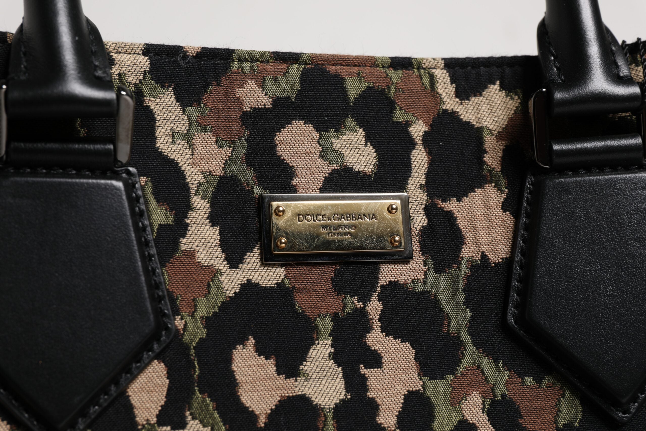 Sac cabas Dolce &amp; Gabbana multicolore léopard à bandoulière