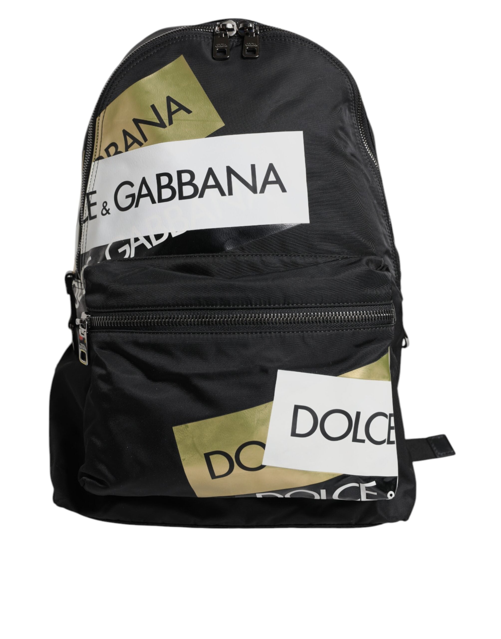 Sac à dos scolaire/voyage Dolce &amp; Gabbana en polyamide noir à logo.