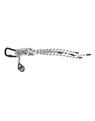 Dolce & Gabbana Multicolor Tape String DG Logo Keychain Polyester Keyring
