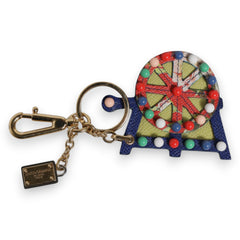Porte-clés Carretto multicolore doré Dolce &amp; Gabbana