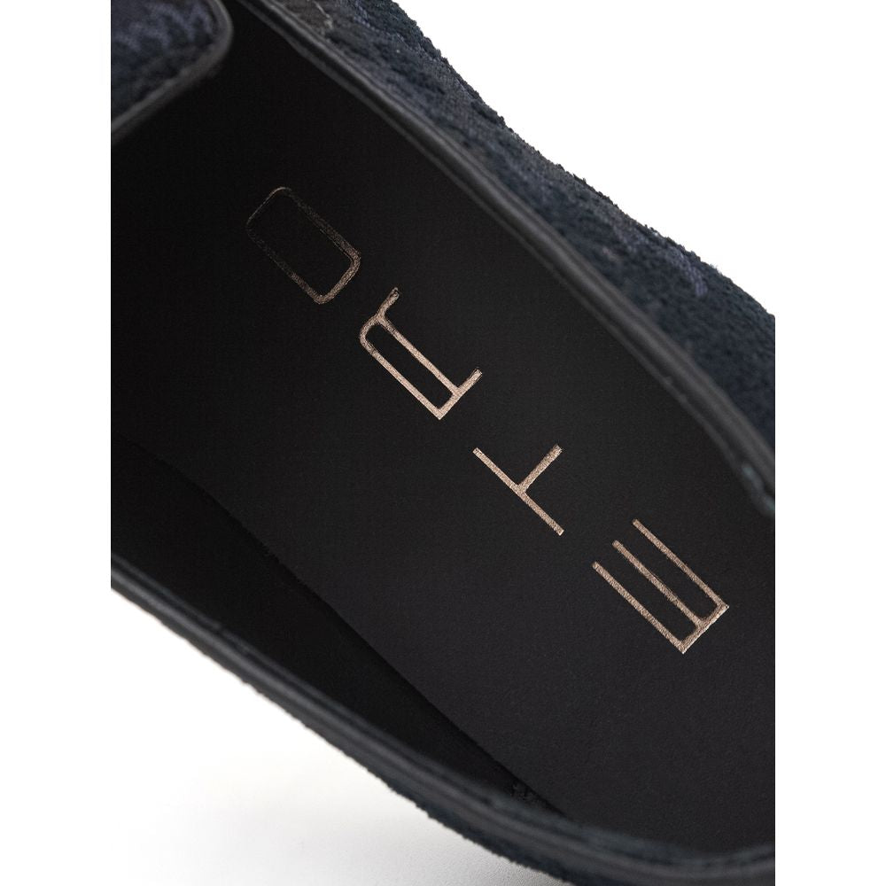 Etro Blue Leder-Slipper