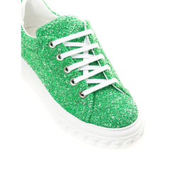 Casadei Emerald Elegance Leder-Sneaker