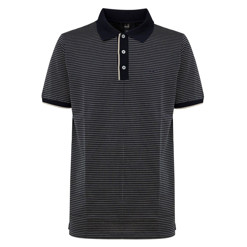 Polo en coton bleu Dunhill