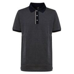 Polo en coton bleu Dunhill