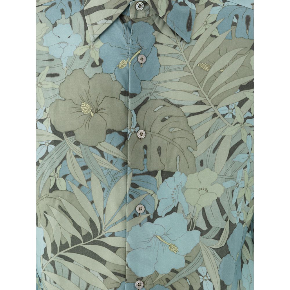 Chemise bleue en lyocell Tom Ford