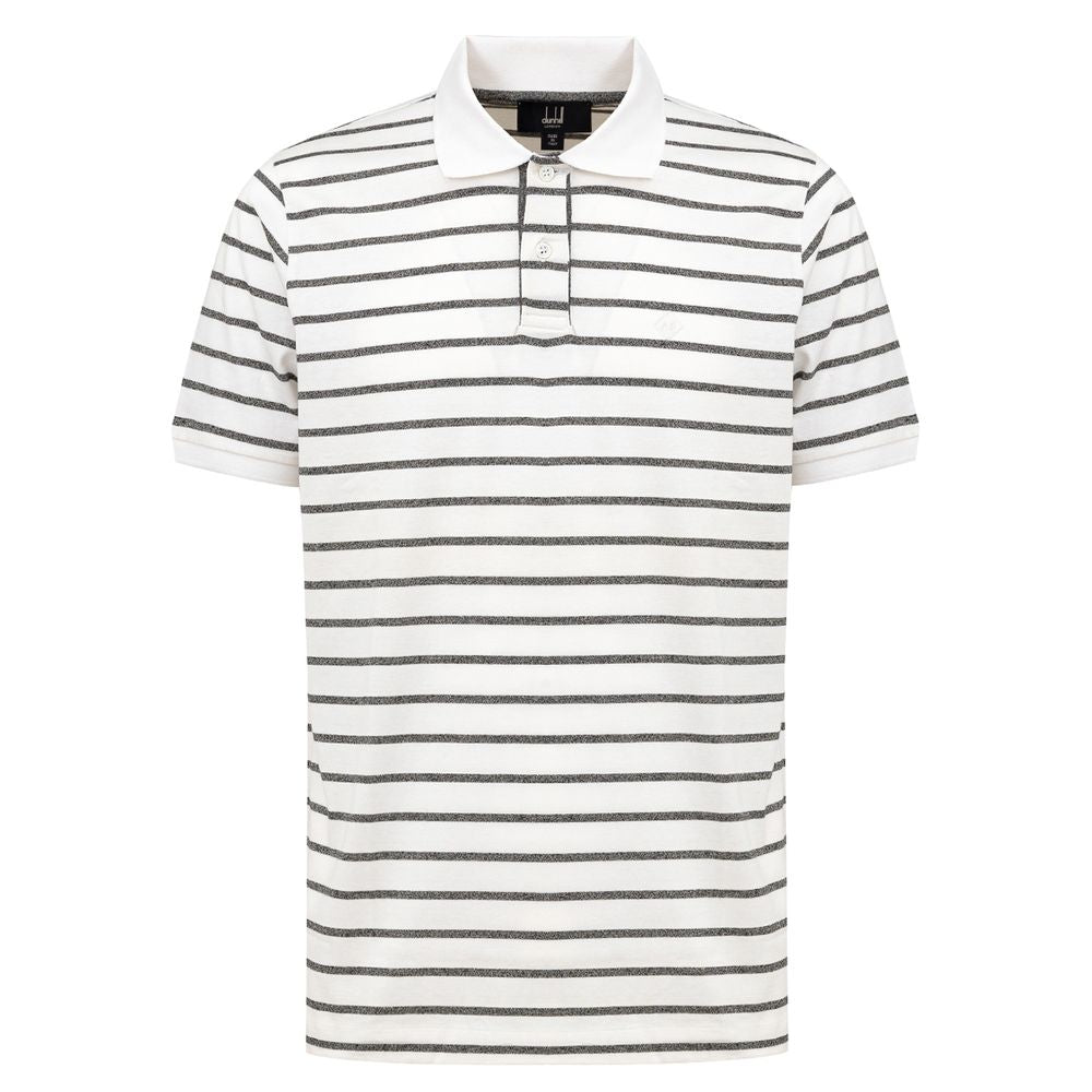 Polo en coton blanc Dunhill