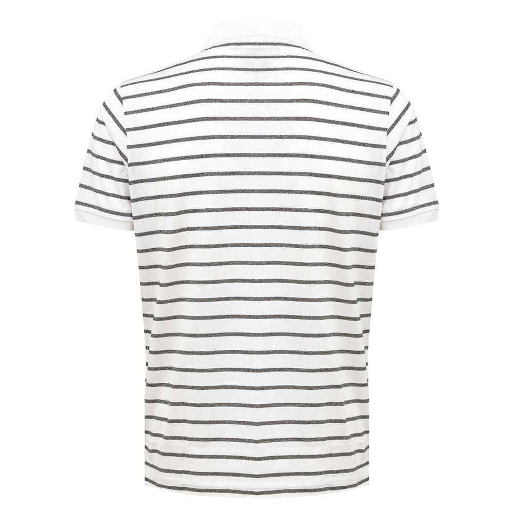 Polo en coton blanc Dunhill