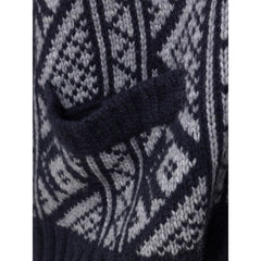 Gilet en cachemire bicolore Cruciani