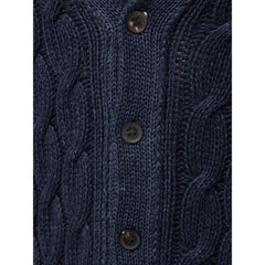 Cruciani Blauer Kaschmir-Cardigan