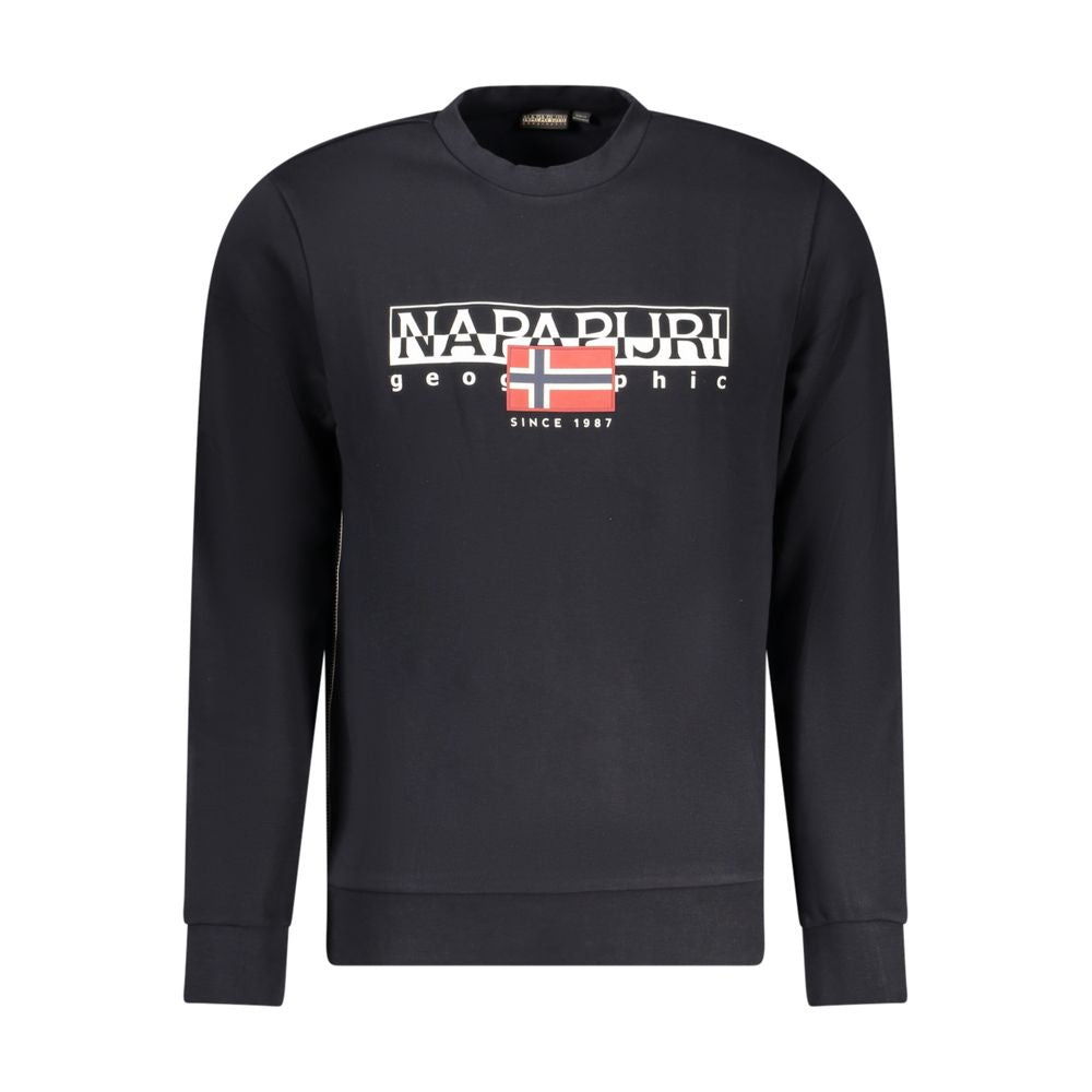Pull en coton noir pour homme Napapijri