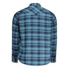 Chemise Wrangler bleue en coton