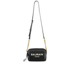 Balmain Black Cotton Shoulder Bag
