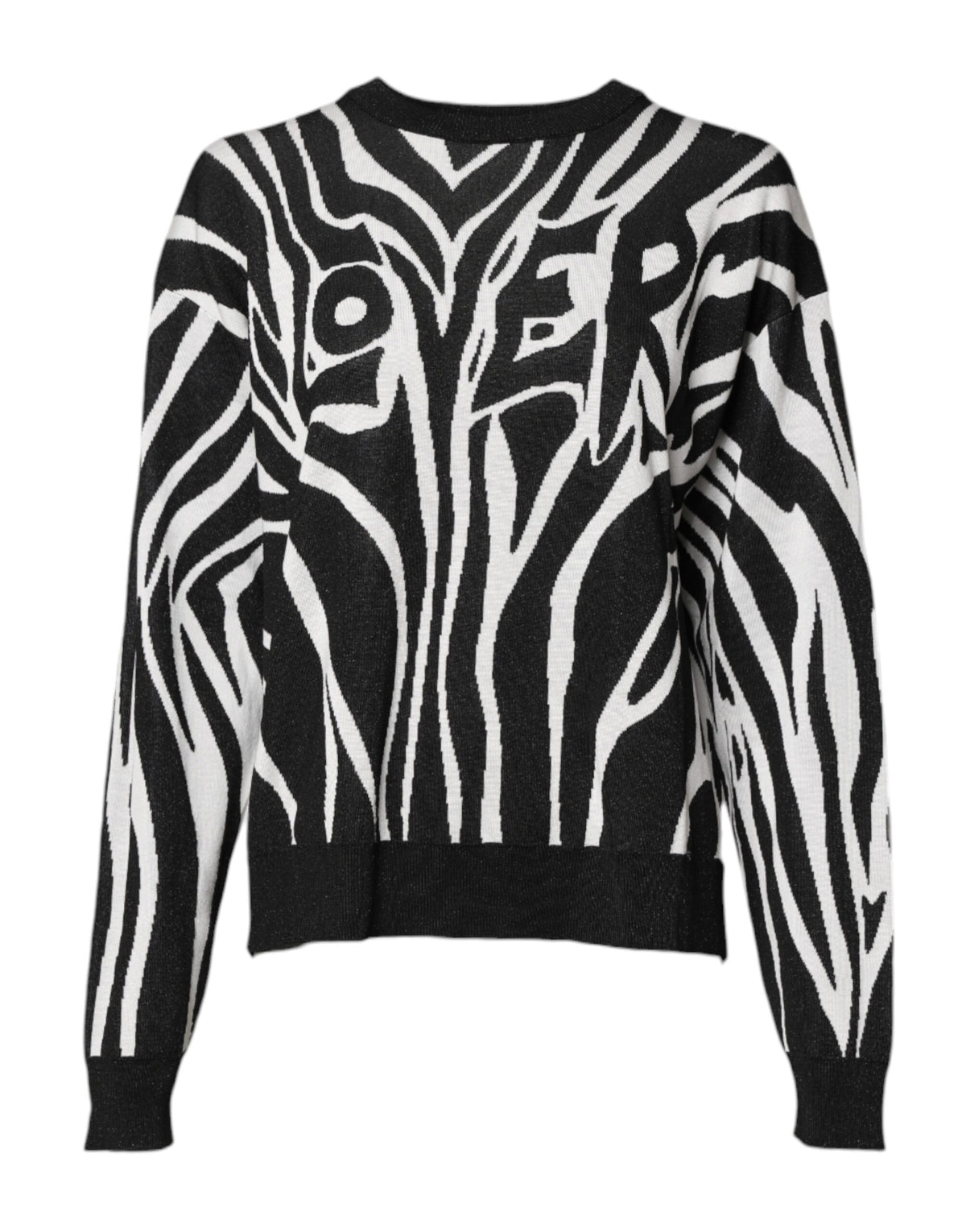 Dolce &amp; Gabbana Pullover für Damen mit schwarz-weißem Print