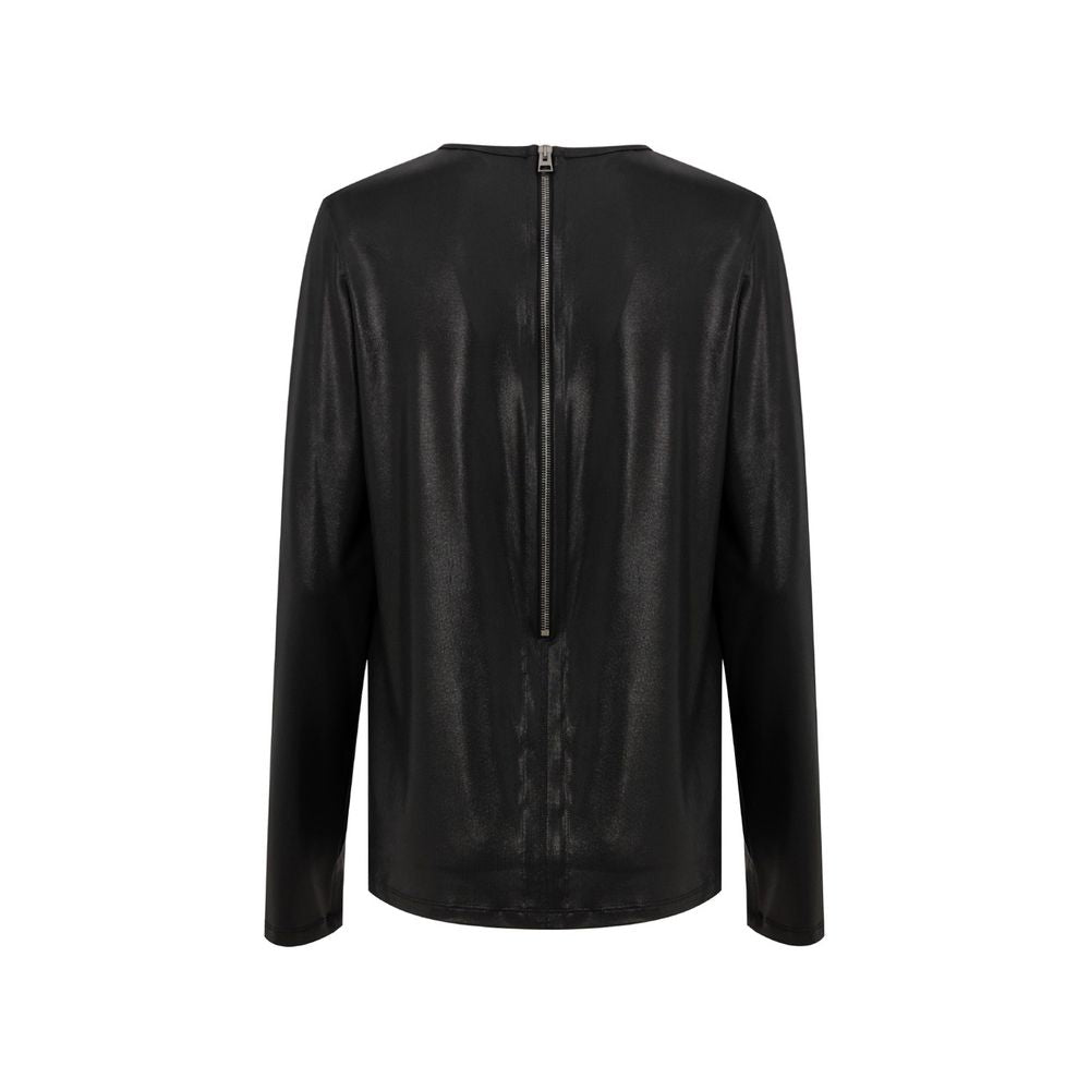 T-shirt à manches longues Tom Ford en viscose noire