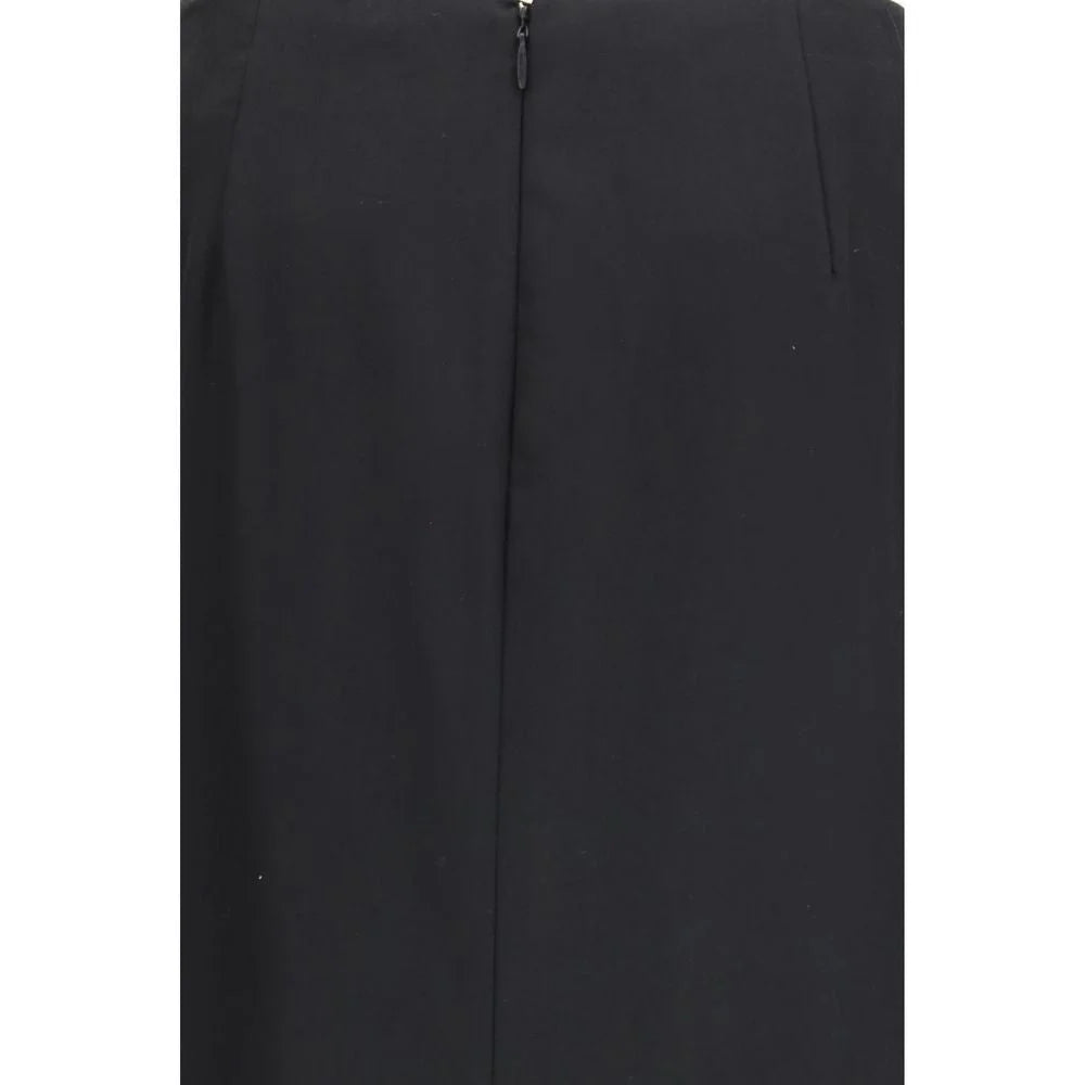 The Row Black Wool Long Skirt - 2