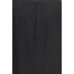 The Row Black Wool Long Skirt - 2